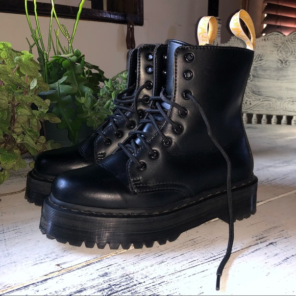 Dr. Martens Shoes - ❌SOLD❌Dr. Martens Jadon Vegan Leather Platform Boots